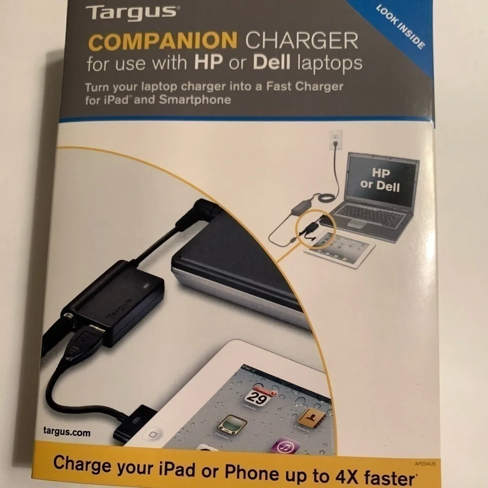 Targus Companion Charger for use with HP or Dell laptops